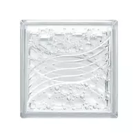 C-001/11 บล็อกแก้วใส ช้างแก้ว รุ่น เพชรธารา ขนาด 24 x 24 ซม. สีใส