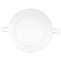 ดาวน์ไลท์ LED SHINING SLIM 12 วัตต์ WARM WHITE พลาสติก สีขาว 6.8 นิ้ว กลม