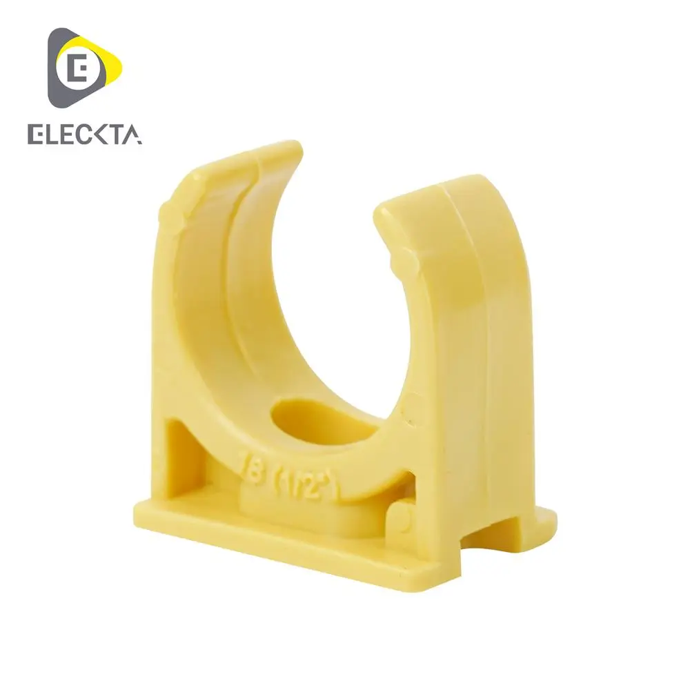 1/2" Yellow Crab Clip Pack 20 ELEK-1