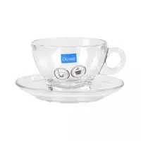 ชุดถ้วยกาแฟแก้ว 250ml OCEAN GLASS CAFFE LATTE