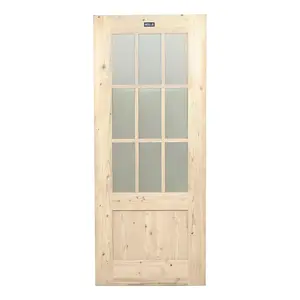 ประตูไม้HemLock-Fir AZLEรุ่น ZEN80x200cm (1243000)