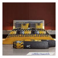 ชุดผ้าปูที่นอน 3.5 ฟุต 4 ชิ้น PREMIER SATIN PLAYBOY PM008
