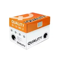 กระดาษ A4 70 แกรม Quality สีส้ม (ยกกล่อง)