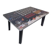 FOLDING TABLE 40x60 BROWN MARBLE