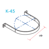 อุปกรณ์ท่อลม K-45 ซัพพอร์ท U