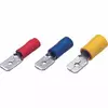 หางปลาหัวเสียบตัวผู้ แบบแบนหุ้ม V 1.5-7B สีแดง