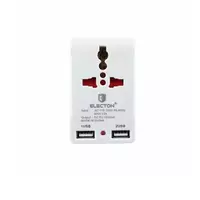 2-pin round plug, model TE-823USB