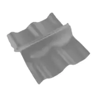 Wall ridge Cover Roman Tile Diamond Titanium Grey