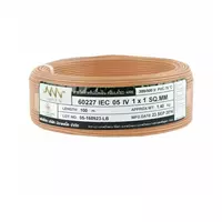 สายไฟ IEC01 THW 1x1 ตร.มม. สีน้ำตาล 100 เมตร NNN