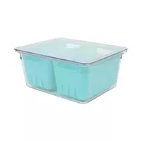 Fridge Storage with Lid 2 Baskets