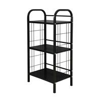 ชั้นวางของ 3 ชั้น STACKO AMAS 44x30.5x91.5 ซม. สีดำ