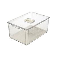 FRIDGE STORAGE WITH DRAINER 22x34cm L