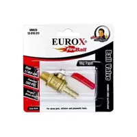 บอลวาล์วทองเหลือง 1/4 นิ้ว (2 หุน) EUROX E ผู้-ปลา ยูร็อกซ์