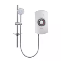 เครื่องทำน้ำอุ่น 4500 W พร้อมฝักบัวสายอ่อน 4 ฟังก์ชั่น รุ่น ออบิส สีเงิน K-5627X-SMT