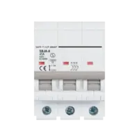 เบรกเกอร์ 45 แอมป์ MCB SAFE T CUT 3 Pole 10KA รุ่น US สีขาว