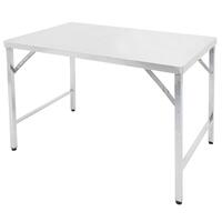 FOLDING TABLE STAINLESS 110X70 ST-105