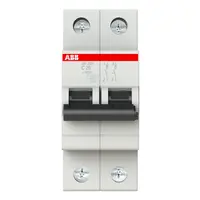 เบรกเกอร์ 10 แอมป์ MCB ABB 2 Pole 6kA รุ่น SH202-C10