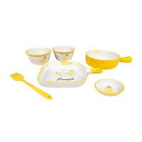ชุดจานชาม KECH PORCELAIN PINEAPPLE 6 ชิ้น