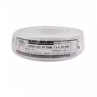 สายไฟ THW (IEC01) 1x4 ตร.มม. สีขาว 100 เมตร NNN