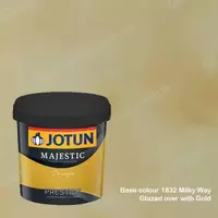 สีทาภายใน Jotun Majestic Design Prestige สี 1832 Milky Way + Gold