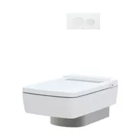 สุขภัณฑ์แขวนผนัง TOTO CWT822NJ 3/4.5 ลิตร พร้อมฝารองนั่งและฝาครอบโลหะ