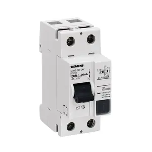 เบรกเกอร์กันดูด 100 แอมป์ RCCB SIEMENS 2 Pole 30mA รุ่น 5SM3318-0KK