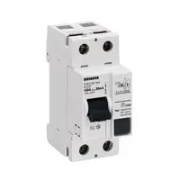 เบรกเกอร์กันดูด 100 แอมป์ RCCB SIEMENS 2 Pole 30mA รุ่น 5SM3318-0KK