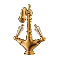 Monoblock washbasin mixer faucet, Glamis model (gold color), COTTO CT2220C17ST#GR