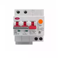 Circuit breaker 2P 63A model RCBO