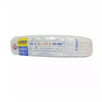 สายไฟ VAF-G 2x1.5/1.5 ตร.มม. สีขาว BCC