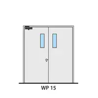 ประตูเหล็ก ทนไฟ LYNN WP15-FP (สีขาว PE-901351)