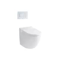สุขภัณฑ์แบบตั้งพื้น TOTO CWT763P พร้อมฝารองนั่ง Soft Close รุ่น  TC384CVK 