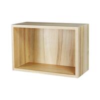 WOODEN SHELF 45x20x30cm METIC