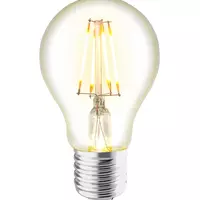 หลอดไฟ LED E27 6W วอร์มไวท์ ทรงลูกแพร์ LUMAX FILAMENT