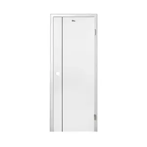 ชุดประตูห้องน้ำพร้อมวงกบ UPVC เจาะลูกบิด ASARA A811 70x180 ซม. สีขาว-1