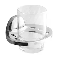 KOHLER EOLIA GLASS TUMBLER AND TOOTHBRUSH HOLDER
