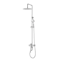 Shower mixer with 3-function hand shower and 8-inch rigid shower head COTTO CT5102W
