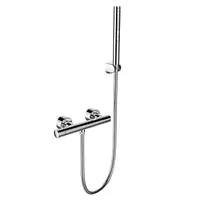 ก๊อกผสมยืนอาบแบบติดผนัง พร้อมฝักบัวสายอ่อน รุ่น Toobi KOHLER K-8962T-B9-CP