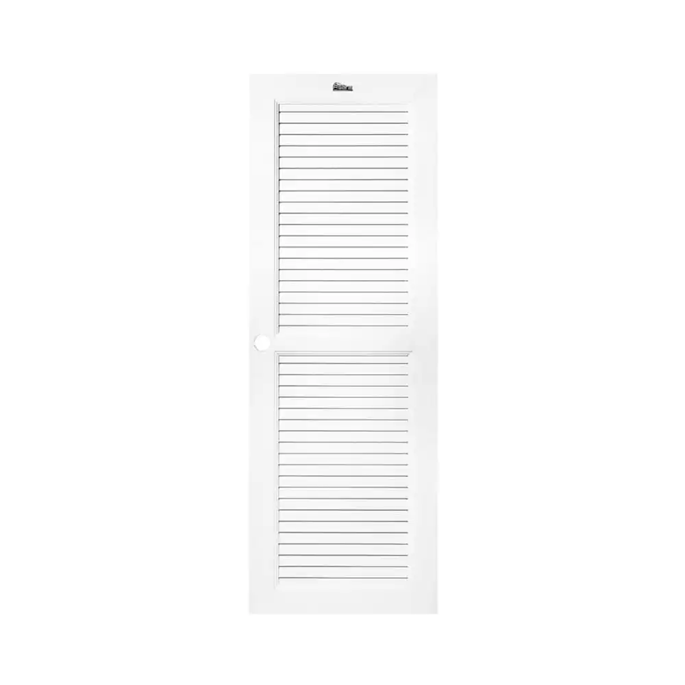 ประตูห้องน้ำ UPVC เจาะรูลูกบิด ASARA S937 70x180 ซม. สีขาว-1