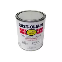 #7493-4 RUST-OLEUM glossy oil paint, 1/4 gallon