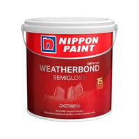 สีทาภายนอก NIPPON PAINT WEATHERBOND BASE D ชนิดกึ่งเงา 1แกลลอน