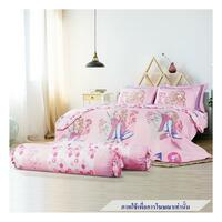 ชุดผ้าปูที่นอน 3.5 ฟุต 4 ชิ้น PREMIER SATIN BARBIE PM002
