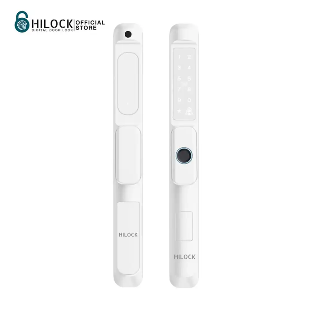 กลอนดิจิตอล HILOCK HL-437W สีขาว-1