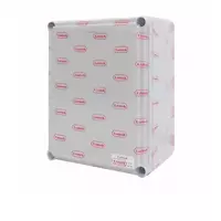 กล่องพลาสติกกันน้ำ 6 x 8 นิ้ว สีเทา