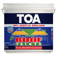 TOA R106 สีทาหลังคา TOA ROOF PAINT สีส้มอิฐ