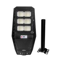 ไฟถนนโซล่าเซลล์ SHINING S-ST10065F-2SL 100 วัตต์ DAYLIGHT สีดำ