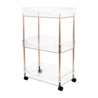 ชั้นวาง3ชั้นมีล้อ KLEAR 22.5x40.5x65 ซม