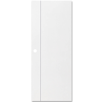 ประตู UPVC Unix ภายนอก ขาวเรียบ เซาะร่อง UPG-1