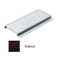 ฝ้าอลูมิเนียม ตัวเอฟ 85F Fameline สี Walnut