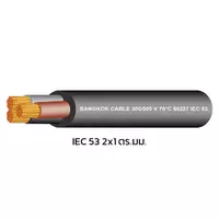 สายไฟ IEC 53 2x1 ตร.มม. สีดำ BCC